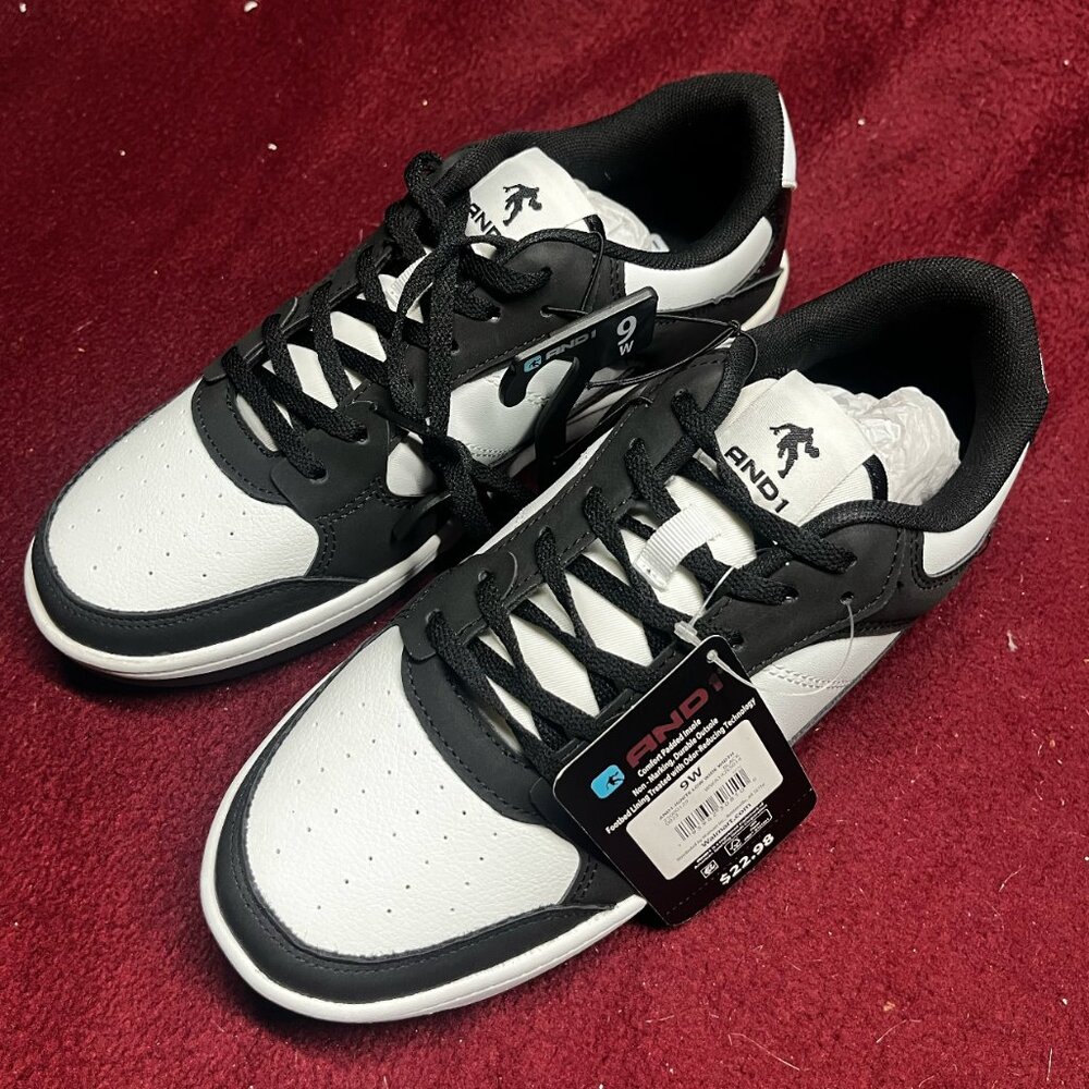 AND1 Women’s Low Top Basketball Sneaker (8.5 and 9W)